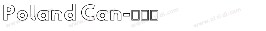 Poland Can字体转换